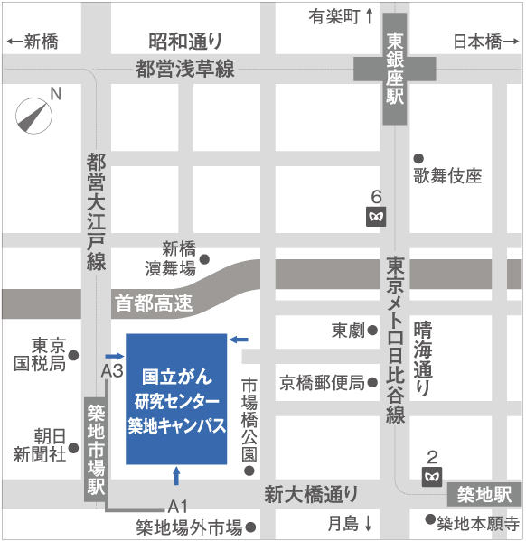 会場までの地図
